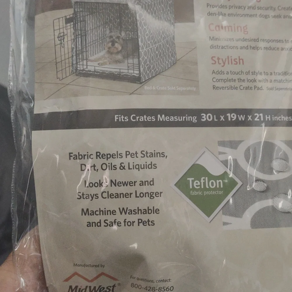 Quiet time crate cover for pets